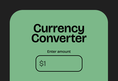 Create a currency converter with HTML, CSS, and vanilla JavaScript