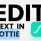 How to edit text in Lottie images