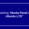 Installing Hestia Panel on Ubuntu LTS