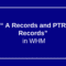How to Add A Records and PTR Records in WHM
