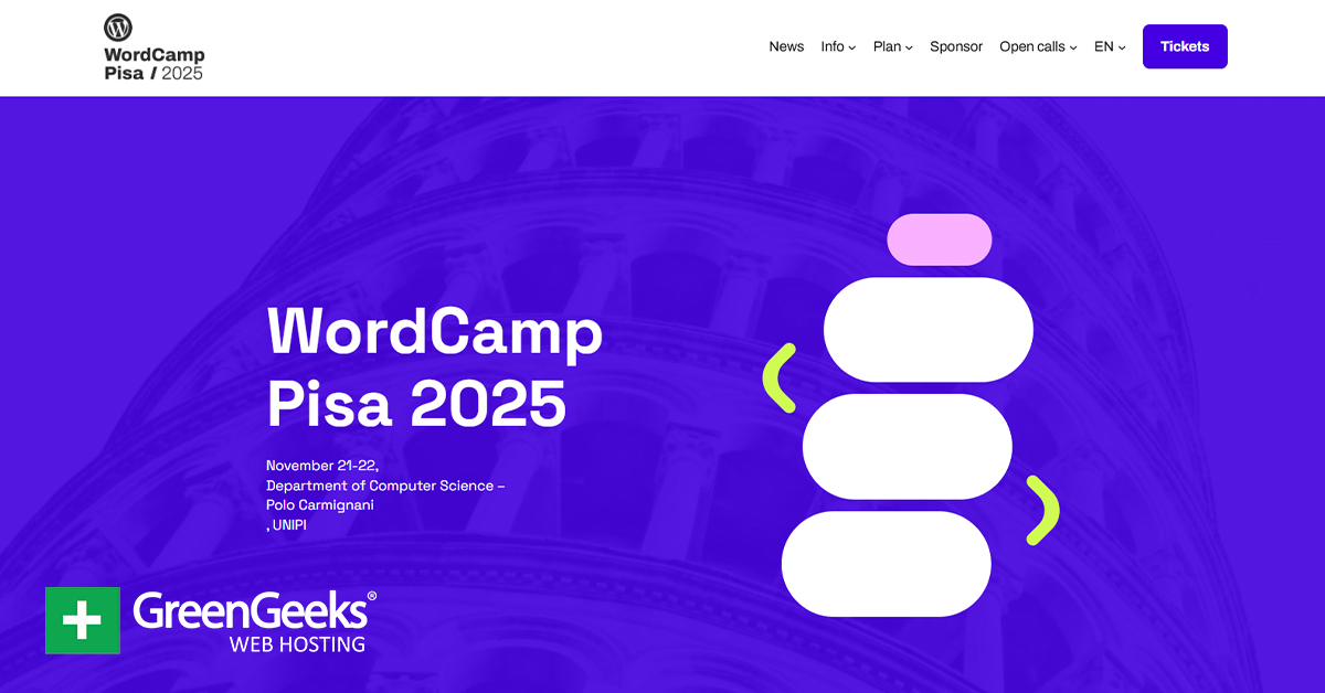 Attending WordCamp Pisa in 2025!